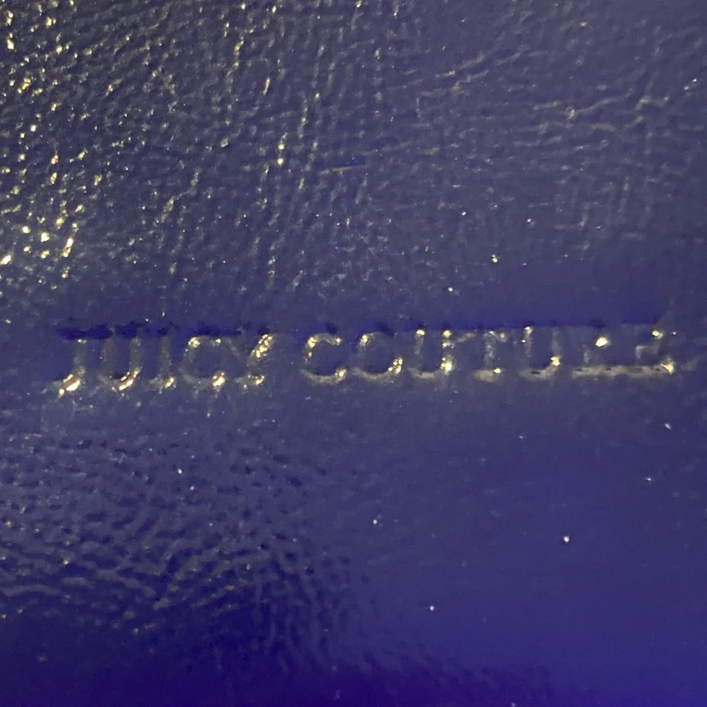 Juice Couture  Blue Clutch with Silver Accents